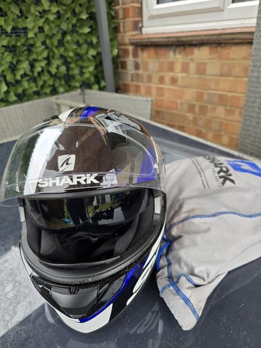 Shark motorcycle helmet - a,